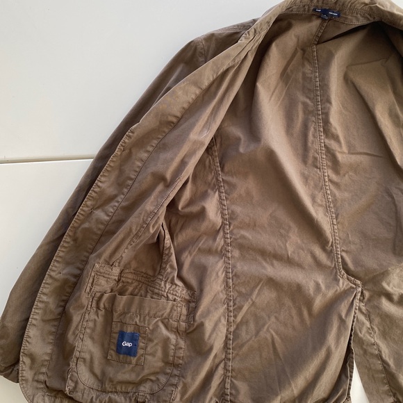 Gap Casual Washed Cotton Blazer - Picture 7 of 10